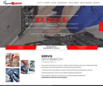 Martonservis.sk(MARTON SERVIS) Screenshot