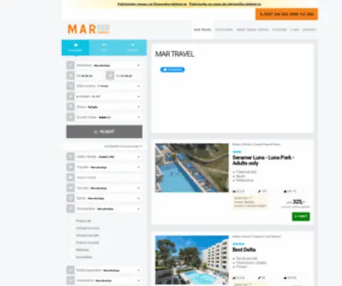 Martravel.sk(MAR TRAVEL Agency) Screenshot
