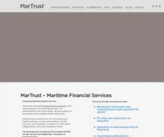 Martrust.com(Maritime Financial Solutions) Screenshot