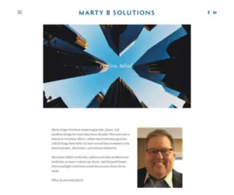 Martybsolutions.com(C-Suite Solutions for Greater NYC Businesses. Marty Singer) Screenshot