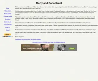 Martygrant.com(Marty and Karla Grant) Screenshot