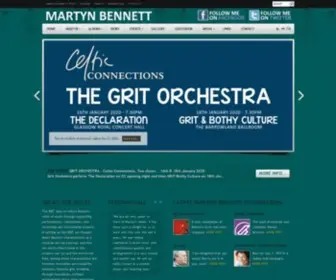 Martynbennett.com(Martyn Bennett) Screenshot