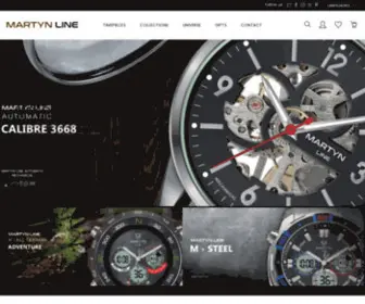 Martynwatch.com(MARTYN LINE MARTYN WATCH TIMEPIECES) Screenshot