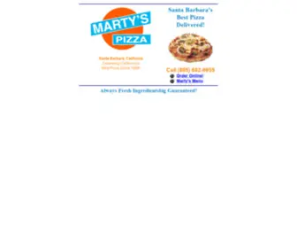 Martyspizza.com(Marty's Pizza) Screenshot