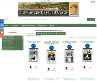 Martyspsagradedcards.com(Old Vintage Baseball Cards) Screenshot