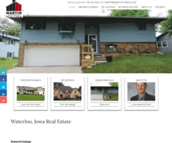 Martystoakes.com(Waterloo, Cedar Falls, and Cedar Rapids, Real Estate) Screenshot