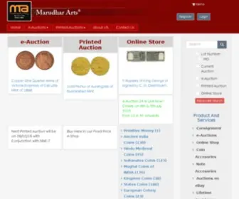 Maruauction.com(Marudhararts) Screenshot