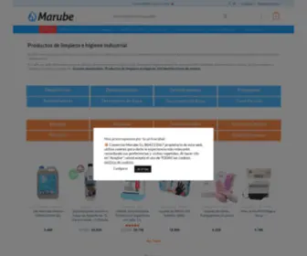 Marube.es(Productos de Limpieza Industrial) Screenshot