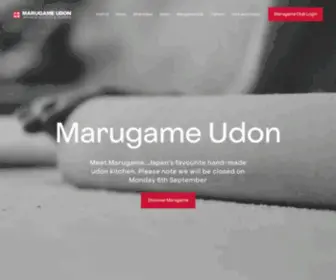 Marugame.co.uk(Marugame Udon) Screenshot