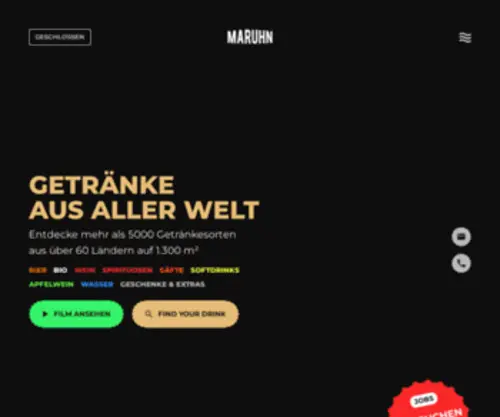 Maruhn-Welt-DER-Getraenke.de(Maruhn) Screenshot