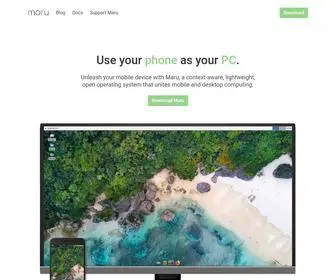 Maruos.com(Your phone is your PC) Screenshot