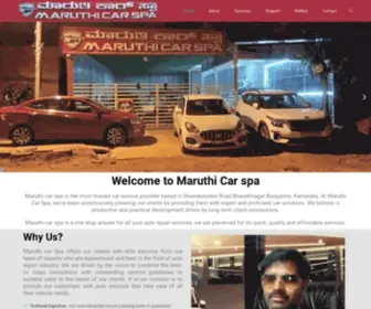 Maruthicarspa.com(Car Spa with Accessories and Services) Screenshot