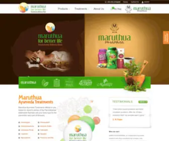 Maruthuapharma.com(Ayurveda Care) Screenshot