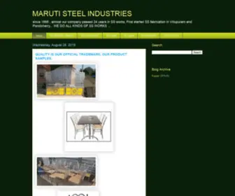 Marutisteelindustries.in(MARUTI STEEL INDUSTRIES) Screenshot