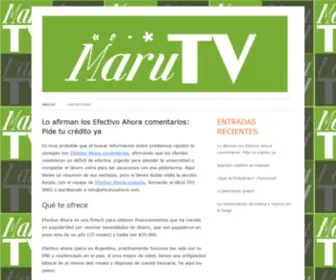 Marutv.com.ar(Maru TV) Screenshot
