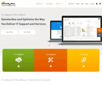 Marval.co.uk(We are a global provider of ITSM software. Our MSM IT service management software) Screenshot