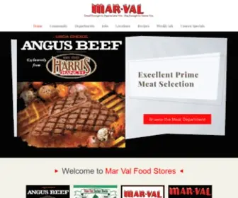 Marvalfoodstores.com(A Great Grocery Store Experience) Screenshot