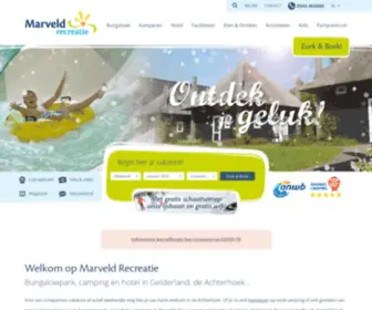 Marveld.nl(Marveld Recreatie) Screenshot