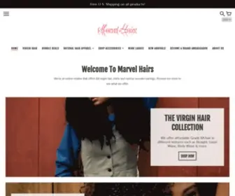 Marvelhairs.com(We are an online retail store) Screenshot