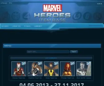 Marvelheroes.info(Marvel Heroes) Screenshot