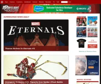 Marvelousnews.com(Marvel News) Screenshot