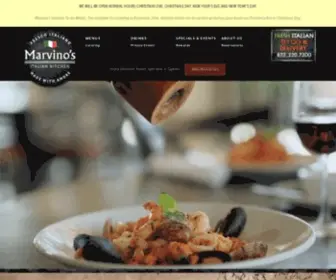 Marvinositaliankitchen.com(Marvino’s Italian Steakhouse) Screenshot