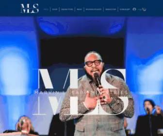 Marvinsapp.com(The Official Marvin Sapp) Screenshot