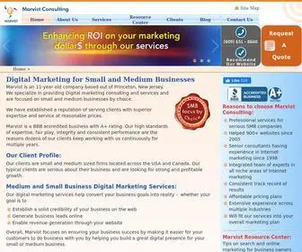 Marvist.com(Internet Marketing Services Firm Serving Small & Medium Businesses) Screenshot