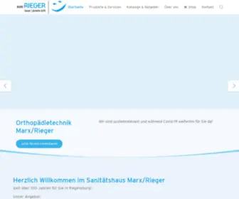Marx-Rieger.de(Startseite) Screenshot