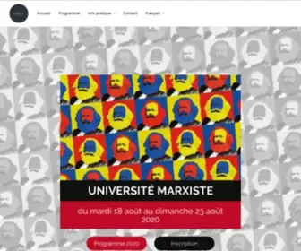 Marx.be(Université marxiste) Screenshot