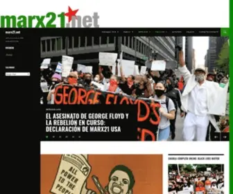 Marx21.net(Red/xarxa/sare/rede anticapitalista) Screenshot