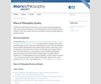 Marxandphilosophy.org.uk(Marxandphilosophy) Screenshot