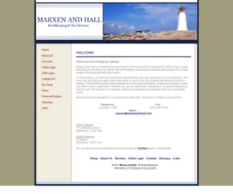 Marxenandhall.com(Marxen and Hall) Screenshot