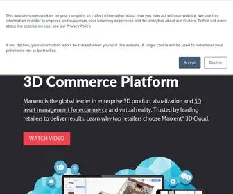 Marxentlabs.com(Marxent® 3D Cloud) Screenshot