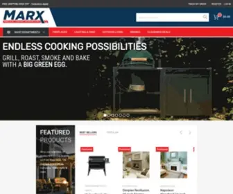 Marxfireplaces.com(BBQ Grills) Screenshot