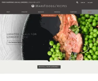 Marxfood.com(Marx Foods Blog) Screenshot