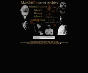 Marxistsfr.org(Marxists Internet Archive) Screenshot