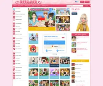Mary.com(Girl games and gossip) Screenshot