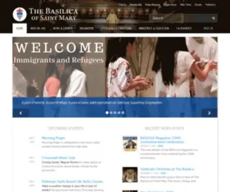 Mary.org(The Basilica of Saint Mary) Screenshot