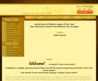 Maryb.com(Austin Texas Real Estate Agent Mary Battaglia) Screenshot