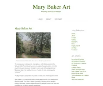 Marybakerart.com(Mary Baker Art) Screenshot