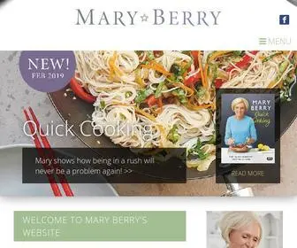 Maryberry.co.uk(Mary Berry) Screenshot