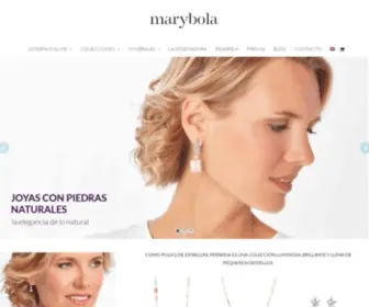 Marybola.com(Joyas con piedras naturales de alta calidad) Screenshot