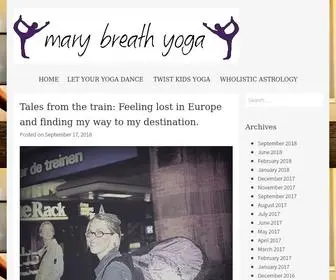 Marybreath.com(Mary Breath Yoga) Screenshot