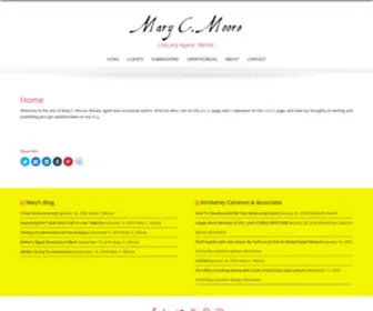 Marycmoore.com(Literary Agent) Screenshot