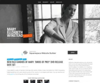 Maryewinstead.net(Your #1 source for everything MEW) Screenshot