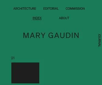 Marygaudin.com(A New Zealand photographer living in France) Screenshot