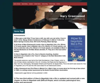 Marygreenwood.org(Mary Greenwood) Screenshot