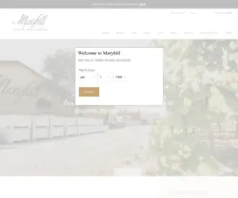 Maryhillwinery.com(Maryhill Winery) Screenshot