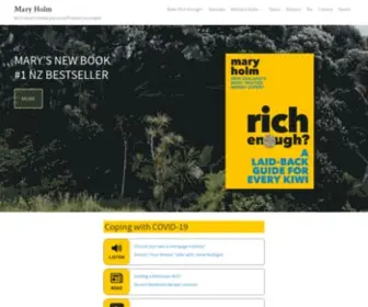 Maryholm.com(Mary Holm) Screenshot